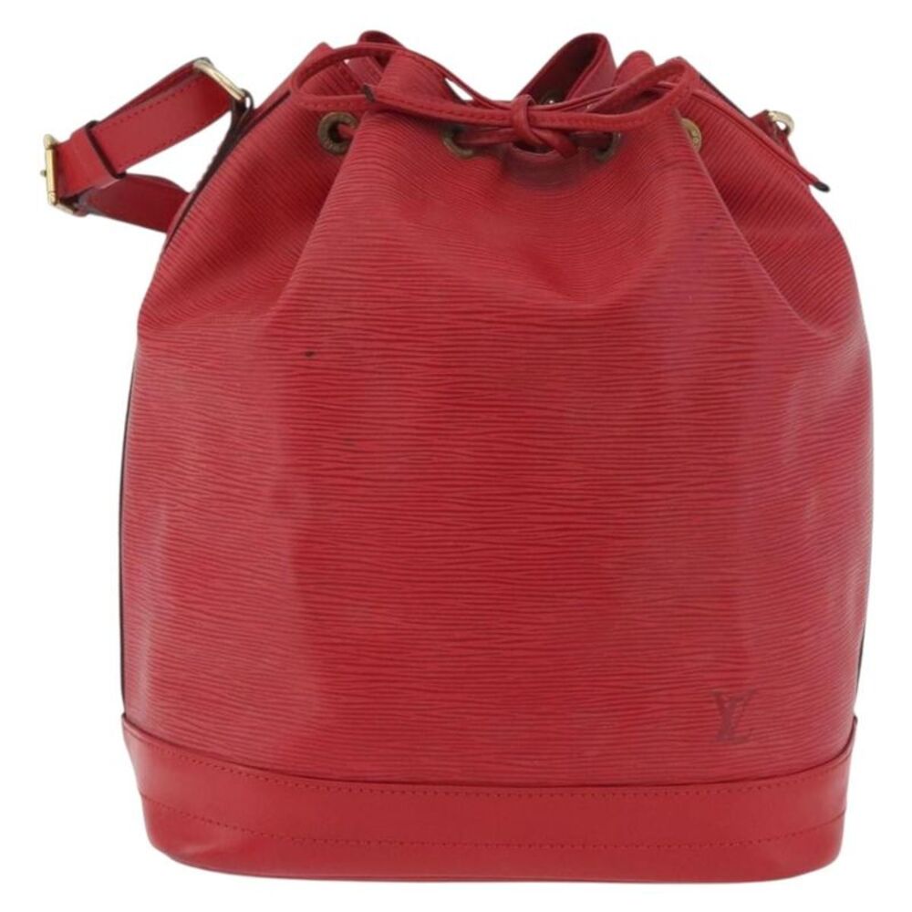 Louis Vuitton Noe Leather Red Leather Shoulder Bag Bag